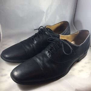 Cole Haan Mens Size 11M Black Lace Up Dress Shoes